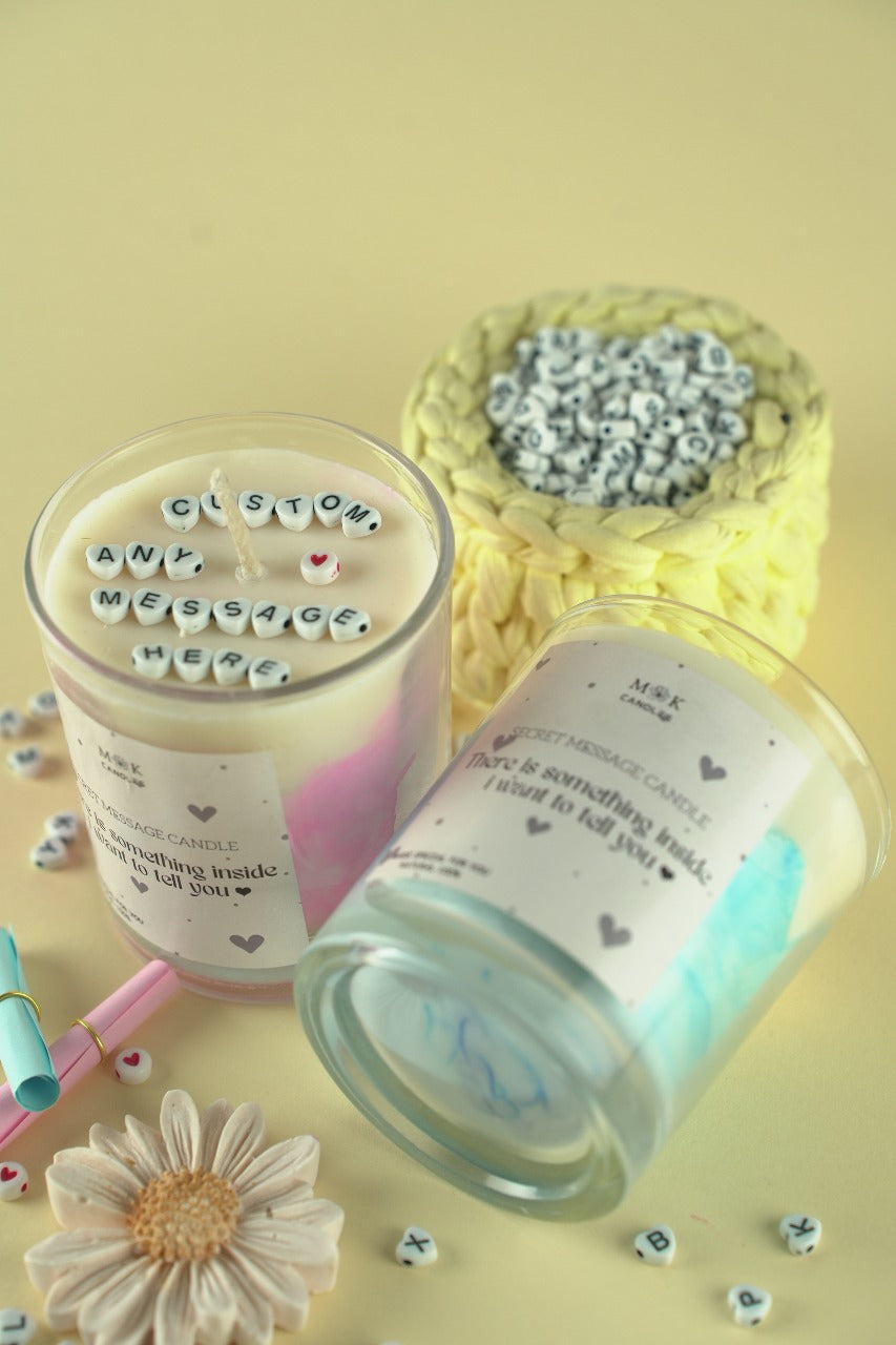 Secret Message Candle