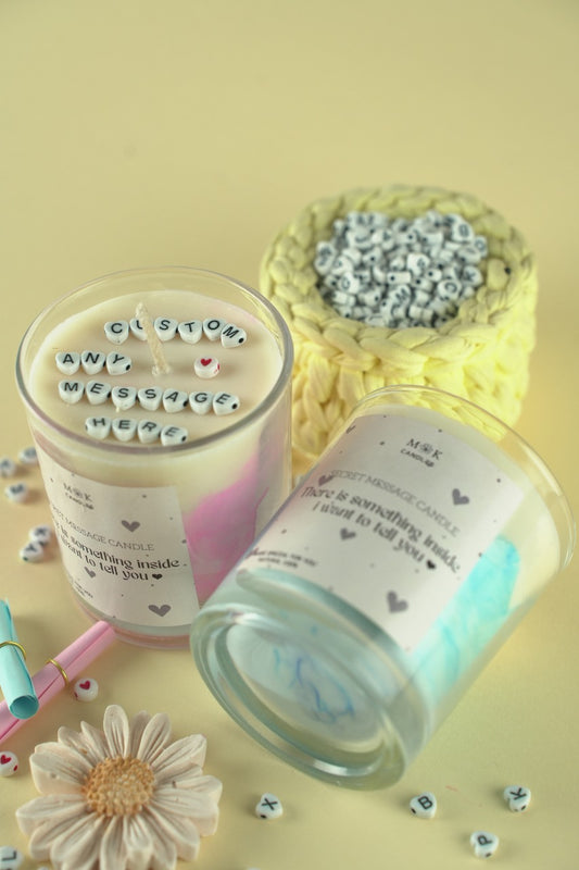 Secret Message Candle