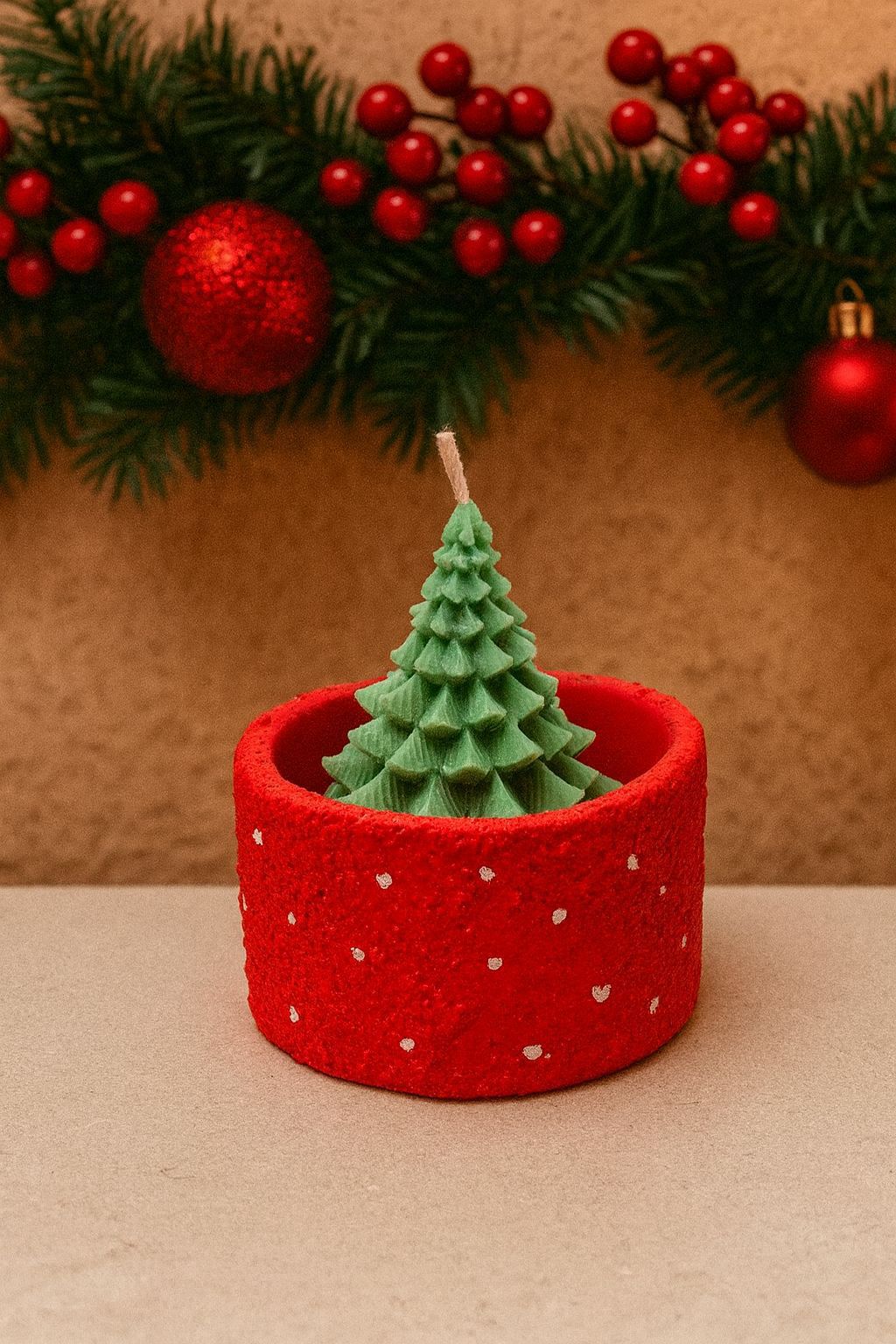 Christmas Shape Jar Candle