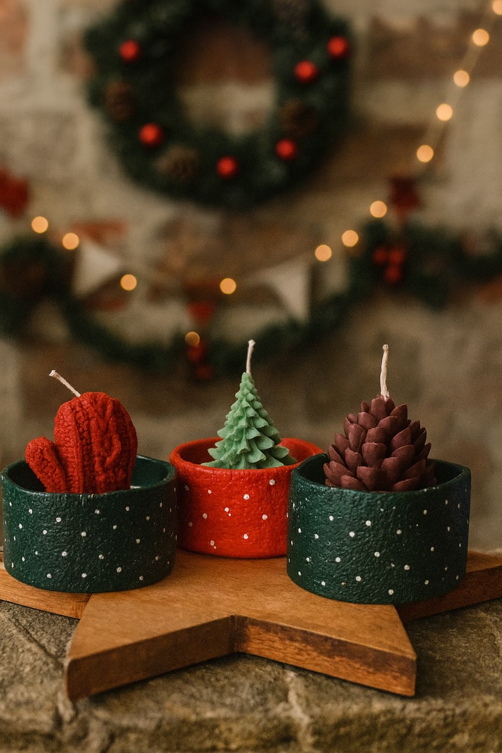 Christmas Shape Jar Candle